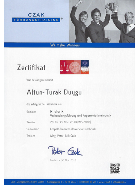 Kanzlei, Kanzlei, Altun Turak