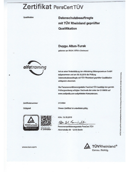 Kanzlei, Kanzlei, Altun Turak