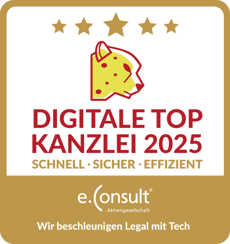Digitale Top Kanzlei 2025 Auszeichnung für Rechtsanwältin Duygu Altun-Turak in Leverkusen
