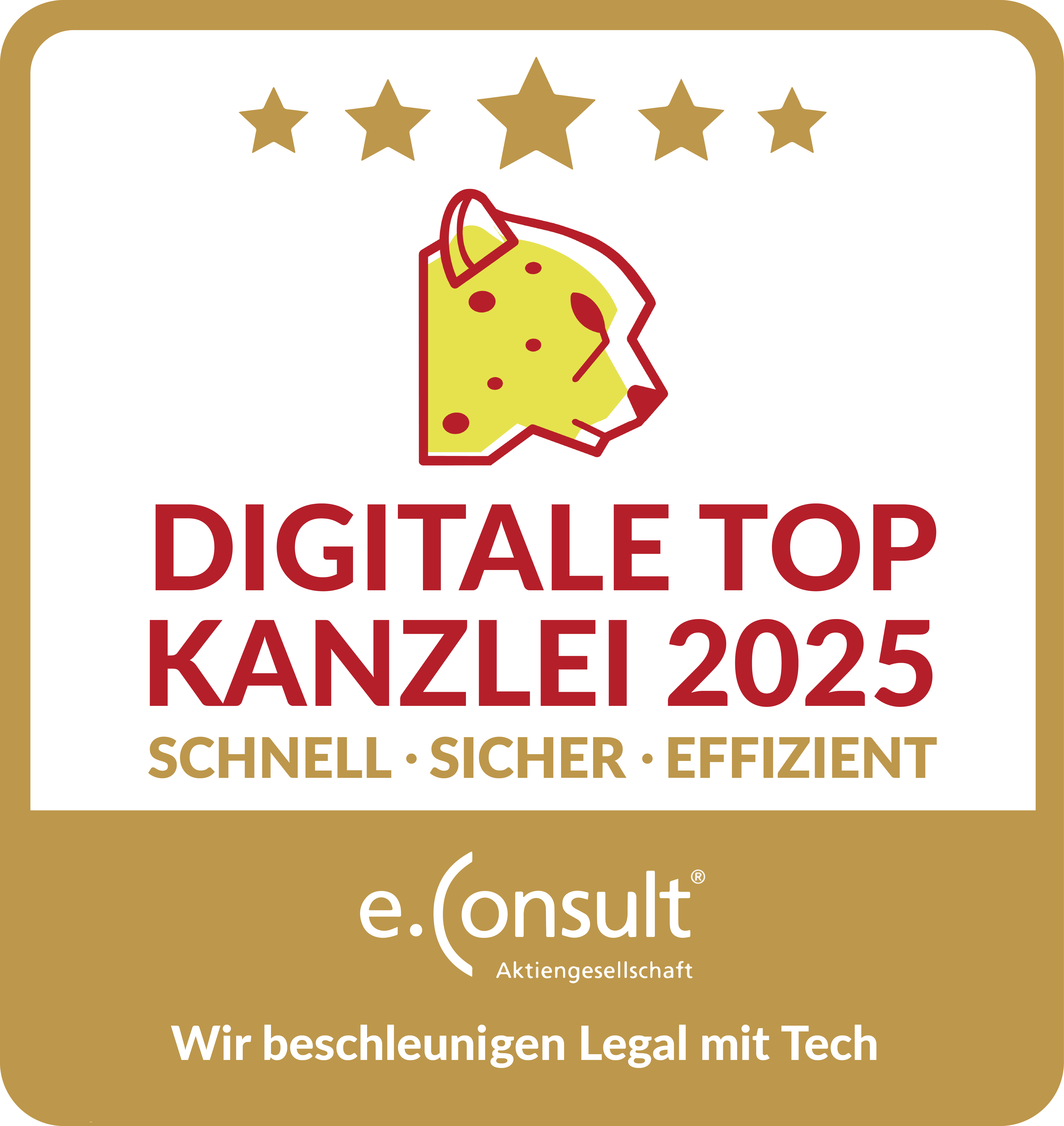 Digitale Top Kanzlei 2025 Auszeichnung für Rechtsanwältin Duygu Altun-Turak in Leverkusen