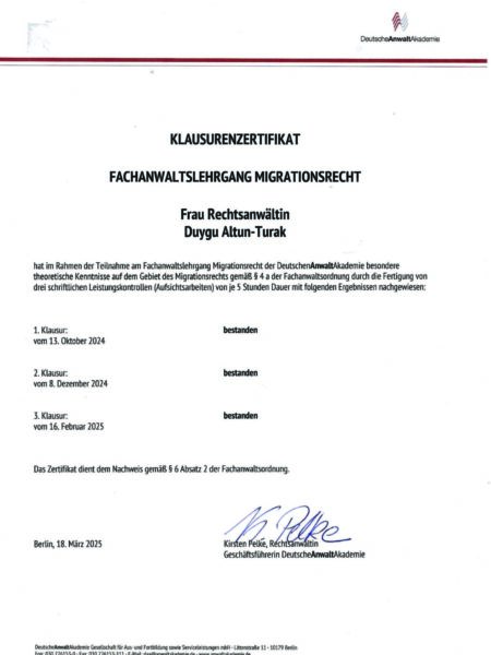 Kanzlei, Kanzlei, Altun Turak